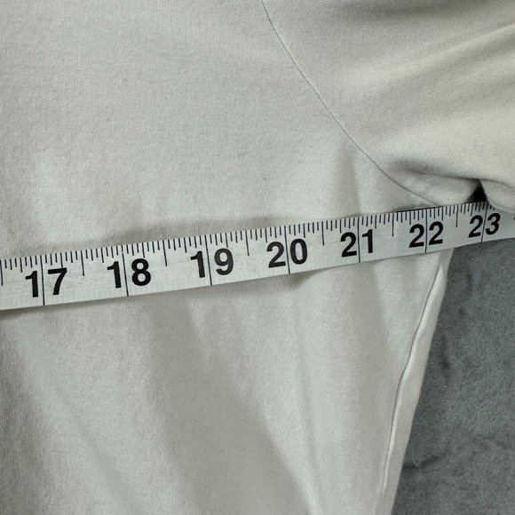 Claudia EV Womens Pullover Top Short Sleeve Blouse Round Neck White Plus Size 1X - Picture 6 of 10